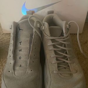 Wolf Grey Jordan Kids Retro